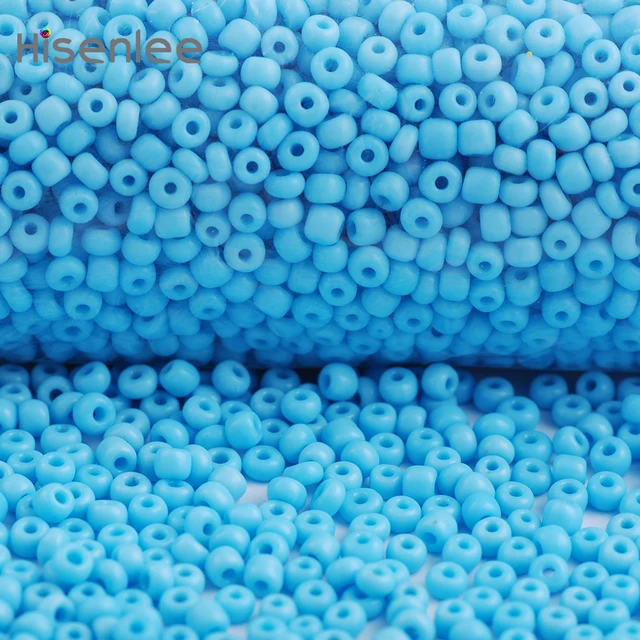 Hisenlee 3mm 50g Lake Blue Color Gl Ceramic Texture Er Beads Hisenlee 3mm 50g Lake Blue Color Gl Ceramic Texture Er Beads Czech Never Fade