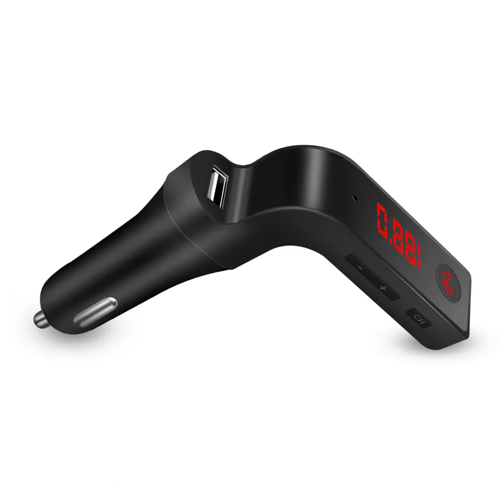 Wireless Car Bluetooth Aux Fm Transmitter Handsfree Bluetooth MP3 Audio Player FM Modulator Bluetooth Car Kit TF USB Charger New (6)