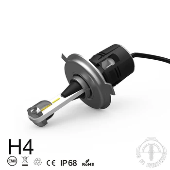 

B6 H4 LED Headlight car Slim Conversion Kit 42W 5200LM For CSP Y11 Chips All-in-one Pure White 6000K Car Lamp Bulb