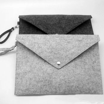 

1 pcs new Simple Solid A4 Big Capacity Document Bag Business Briefcase File Folders Chemical Felt Filing Products Student Gifts