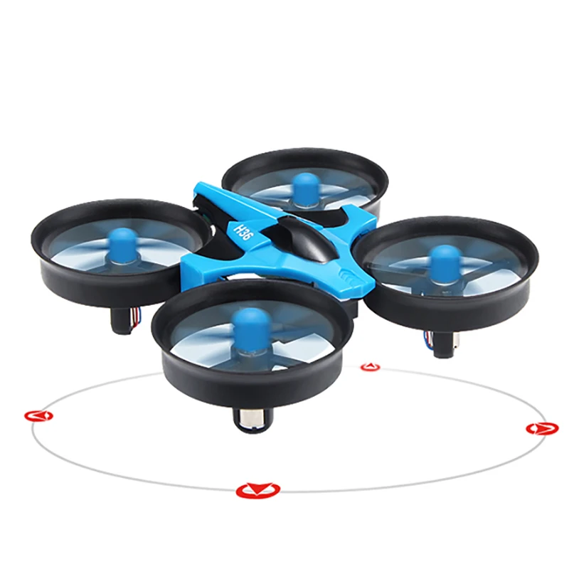 

JJRC H36 Gyro Mini RC Drone Small Size RC Helicopter One-key Return Aerial Quadcopter Remote Control Drone Six-Axis Aircraft