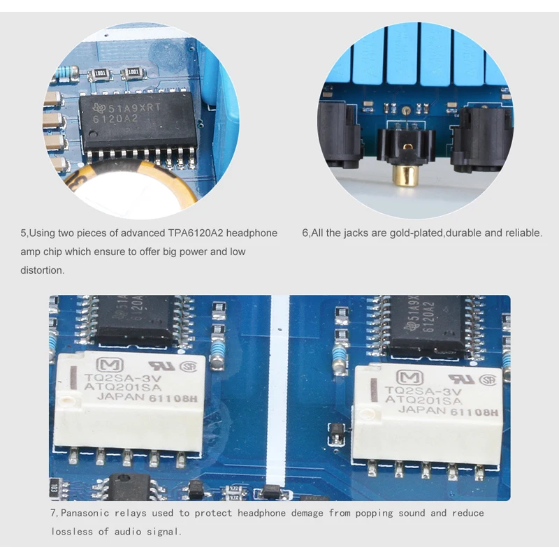 SMSL SAP-10 MINI HIFI audio Full Balance Headphone Amplifier Linear Power Supply High Power Headphones Amplifiers AMP 2*TPA6120