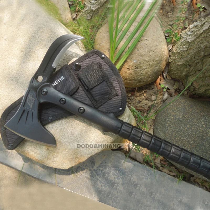 Axes for hunting axe multi toolTactical Tomahawk Axe Army Outdoor Hunts camping and survival axe  stainless both ends cut (4)