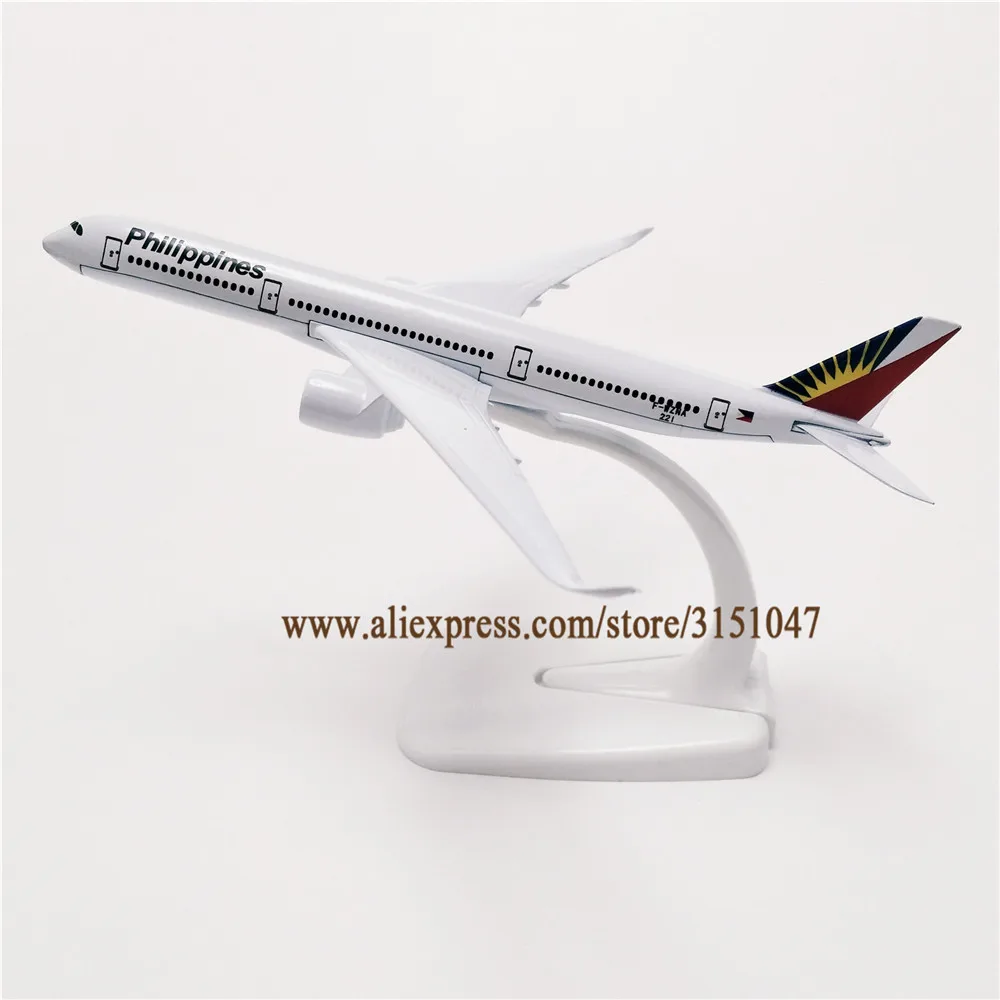 

16cm Philippine Air Philippines A350 Airlines Airbus 350 Airways Plane Model Airplane Model w Stand Aircraft Crafts