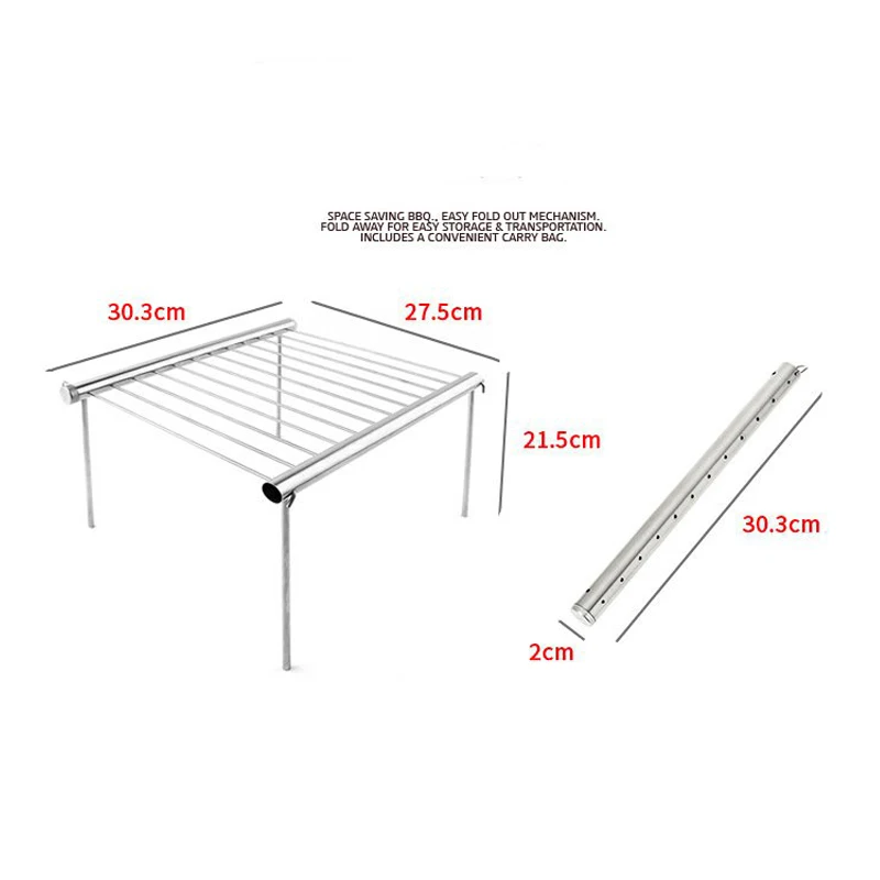 Кемпинг барбекю гриль многофункциональный инструмент из нержавеющей стали Кемпинг Пикник складной барбекю гриль многофункциональный домашний Гриль Открытый Кемпинг оборудование