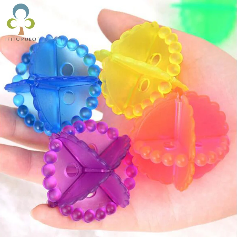 

5pcs/lot Creative Strong Decontamination Clean Laundry Ball Anti-wrap Washing Machine Scrub The Ball Clean Ball