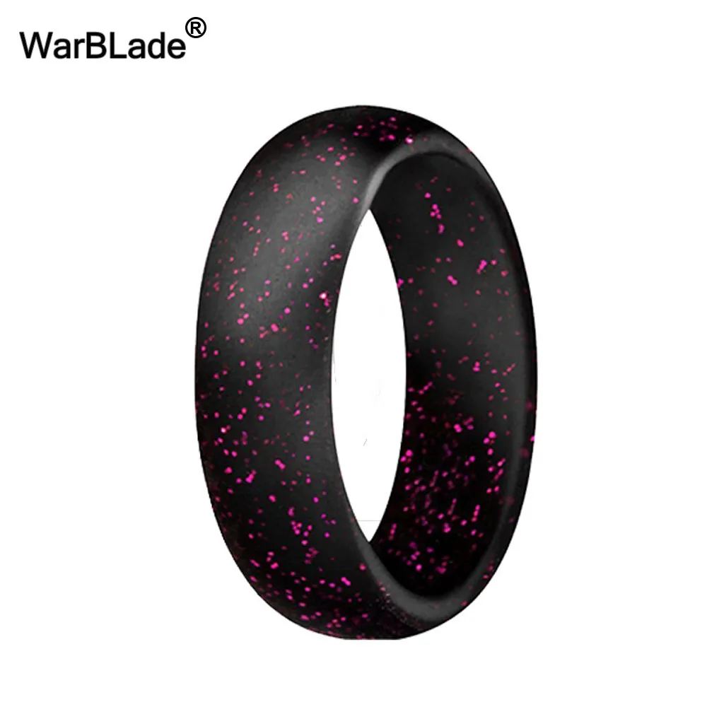 16 Styles 7pcs/set Food Grade FDA Silicone Ring For Men Women Wedding Rubber Bands Hypoallergenic Flexible Silicone Finger Ring