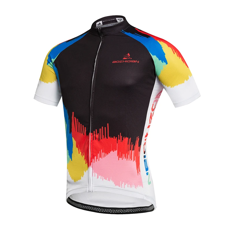 

2019 NEW Colourful Sportswear Summer Cycling Jersey Anti-Pilling Road Bike Clothing Quick Dry Ropa Ciclismo