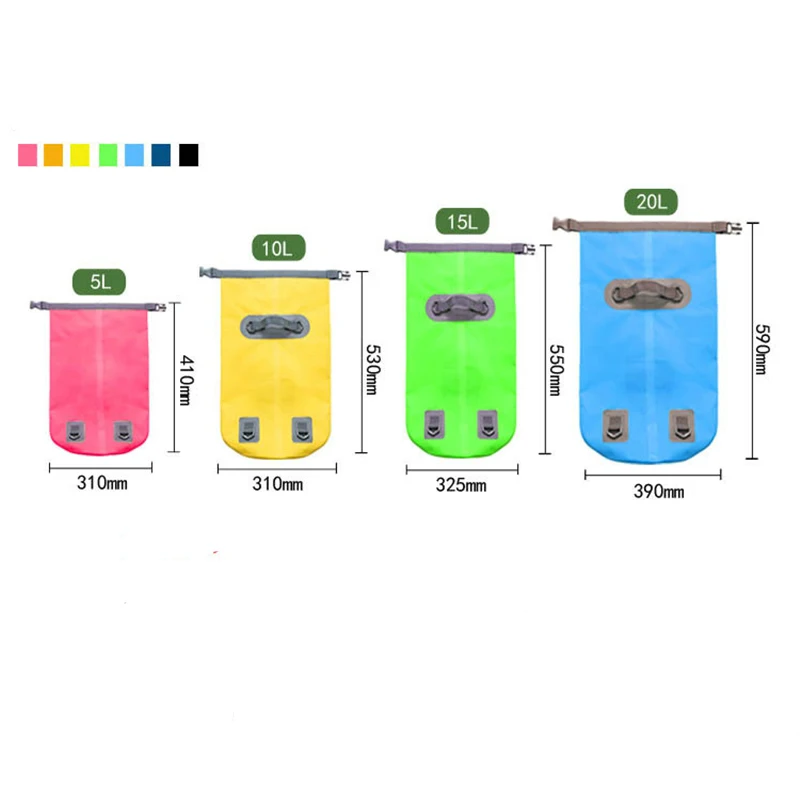 Waterproof Fishing Dry Bag - Gear Kayaking Beach  Rafting Boating Hiking Camping eva Phone Case bag for fishing rods