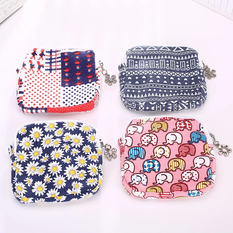 Sanitary Napkin Bag Purse Holder Organizer Storage Bags with Zipper