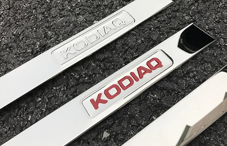 Для skoda kodiaq специальный ремонт корпус автомобильной двери боковой протектор украшения Задняя отделка анти-потертости tirm
