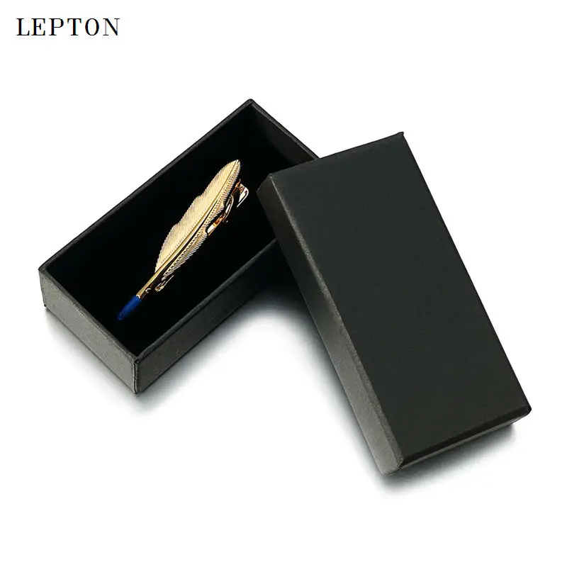 2017 Black Paper Tie Clips Boxes 10 PCS/Lots High Quality Black matte paper Jewelry Boxes Cuff links Carrying Case wholesale