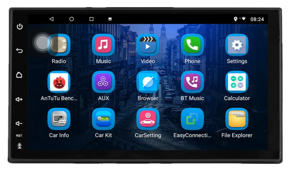 Discount S4 Max Panlelo 1 Din Car Stereo Octa Core 4G RAM 32G ROM Android 8.1 GPS Navigation Auto Radio Bluetooth Mirror Link Music Video 0