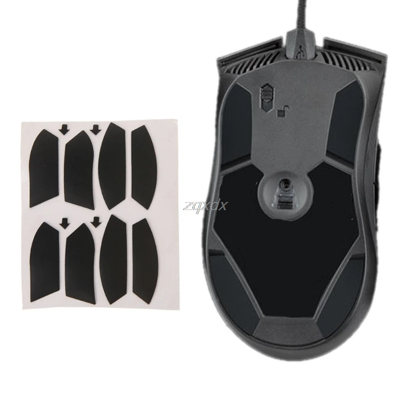 

2 Set 0.6mm Thickness Mouse Feet Mouse Skates for Asus ROG Gladius P501 Z09 Drop ship