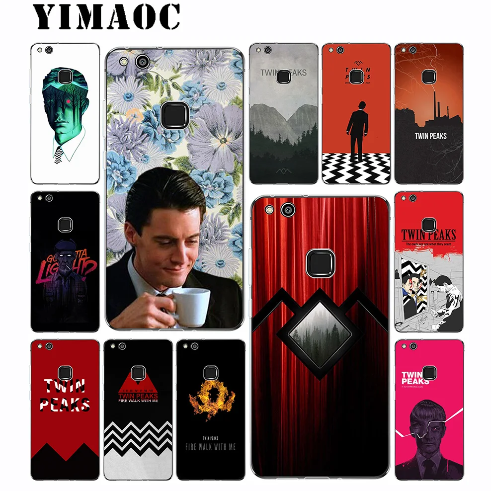 

YIMAOC Twin Peaks Soft Case for Huawei Mate 30 20 P30 P20 P10 P9 P8 2015 2016 2017 P Smart Lite Pro
