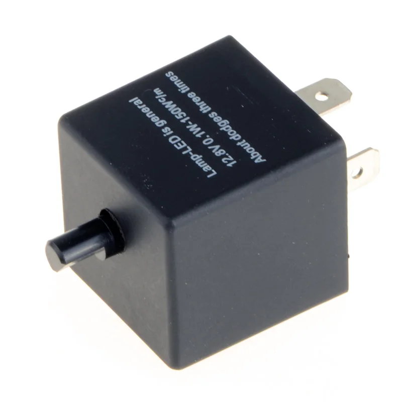

12V 3-Pins Adjustable Frequency LED Flasher Relay Motorcycle Turn Signal Indicator Motorbike Fix Blinker Indicator P31