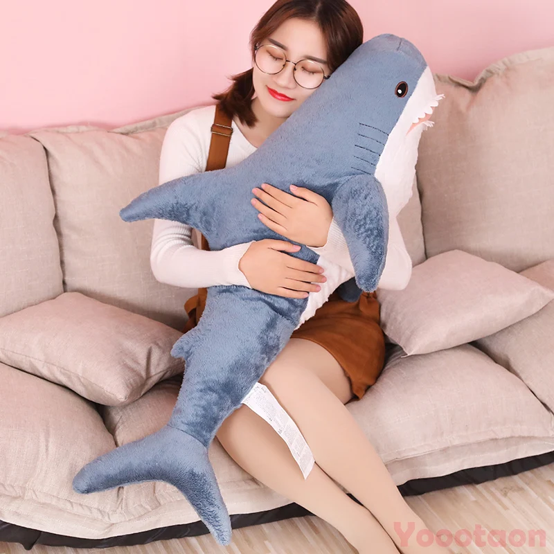 80/100/138cm Big Size Shark Plush Toy Funny Soft Bite Stuffed Animals Pillow Appease Cushion Gift For Children 80/100/138cm Big Size Shark Plush Toy Funny Soft Bite Stuffed Animals Pillow Appease Cushion Gift For Children