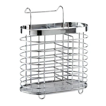 

Stainless Steel Chopsticks Drainer Cage Cutlery Spoon Storage Box Rack Kitchen Organizer Racks & Holders