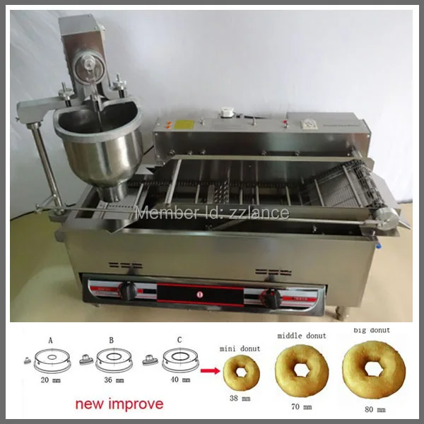 

automatic gas donut machine, donut making machine, gas donut maker