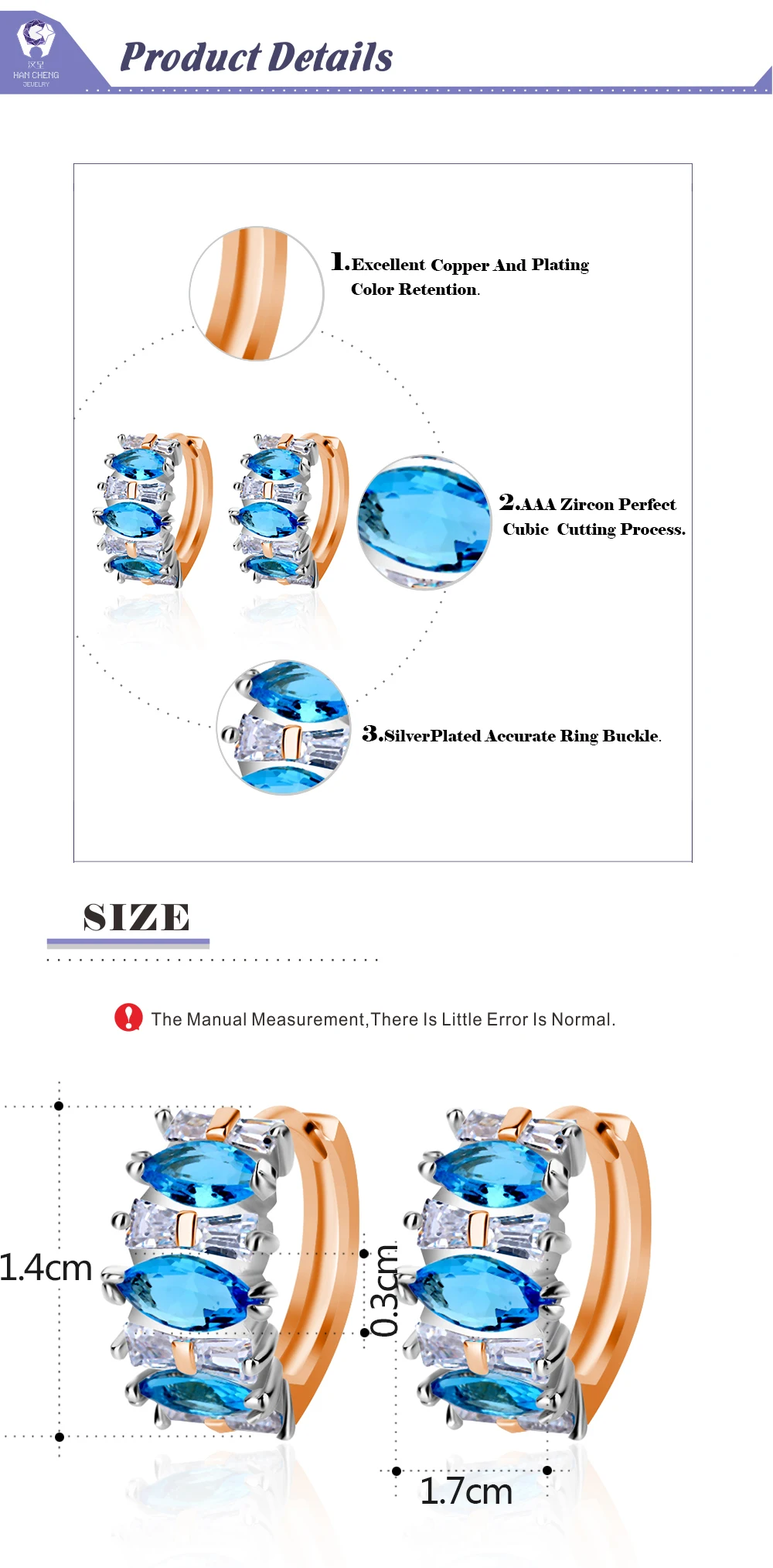 HanCheng новые модные роскошные маленькие Позолоченные Круглый ААА Циркон драгоценный камень круглые серьги-кольца для женщин ювелирные изделия brincos bijoux