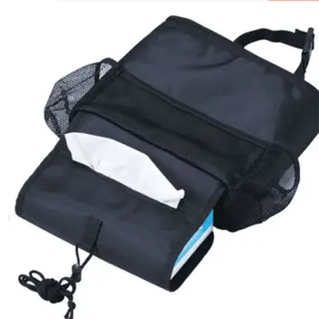 

Car Auto Seat Back Multi-Pocket Storage Bag Organizer Holder Travel Hanger Black Car Accessories