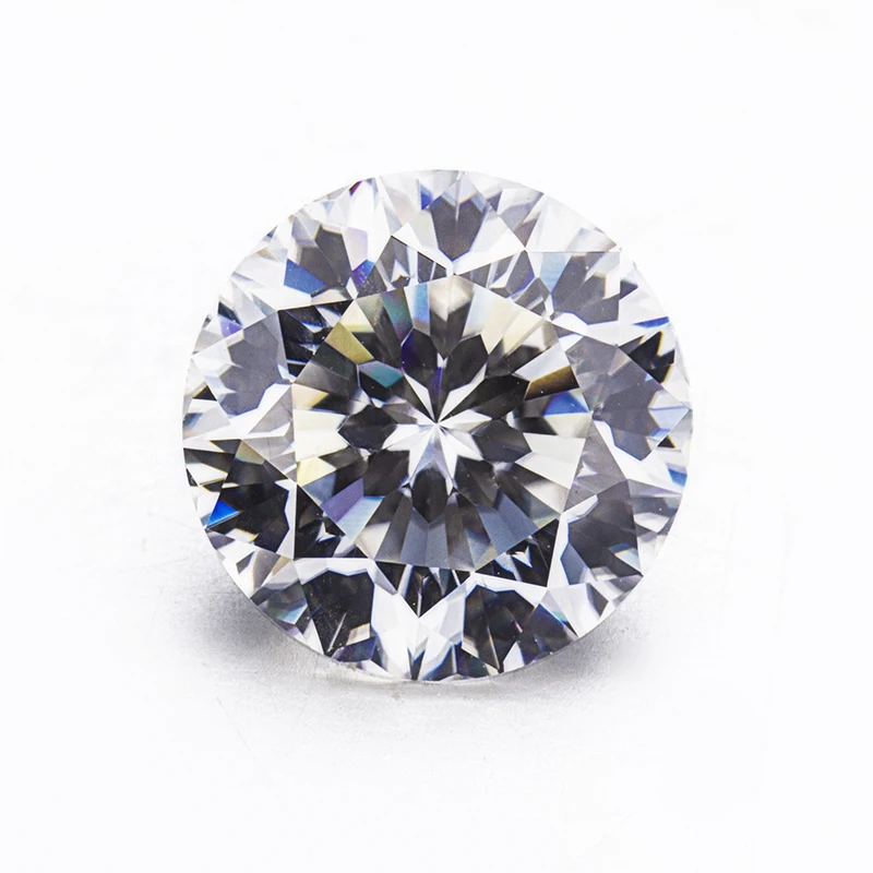 GH color excellent moissanites 7.0mm 1.2ct round 9 hearts and 1 flower cut moissanites loose gems stones for jewelry making