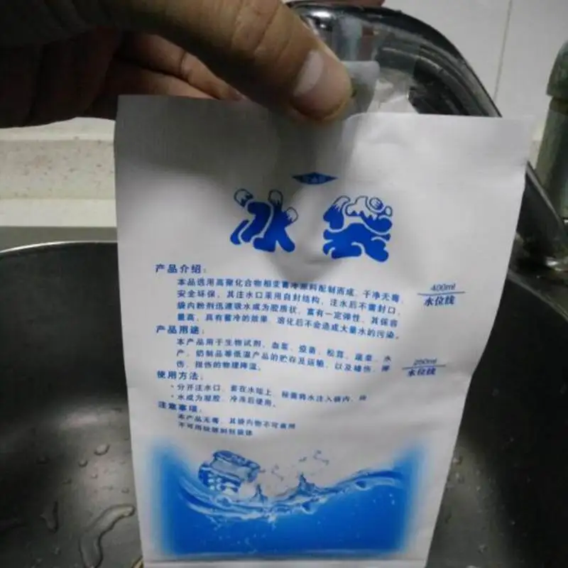 10 pz/lotto Riutilizzabile Gel Sacchetto di Ghiaccio Impacco di Ghiaccio per il Cibo Isolati Freddo Secco, Fresco, Cibo Sacchetto di Ghiaccio