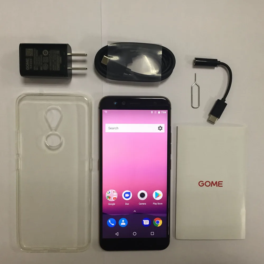 Смартфон с распознаванием Радужки Gome U7 Mini 5,4" 4 ГБ ОЗУ 64 Гб ПЗУ передний 16,0 Мп задний 13,0 МП MT6797 X20 2800 мАч отпечаток пальца