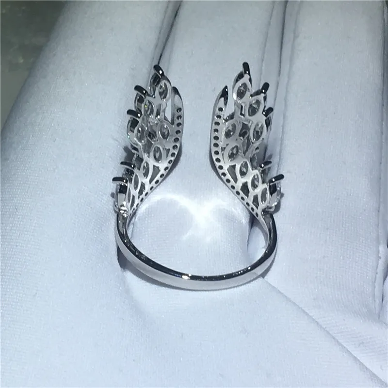 925 Sterling Silver Diamond Ring For Women Engagement Wedding