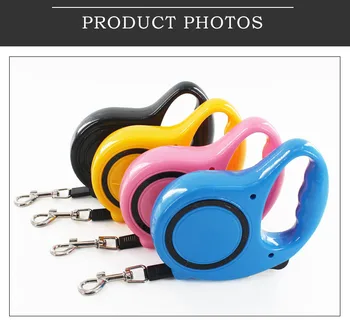 

new hot sale Automatic telescopic traction rope dog rope 5 m dog Teddy Bear medium small dog chain pet supplies