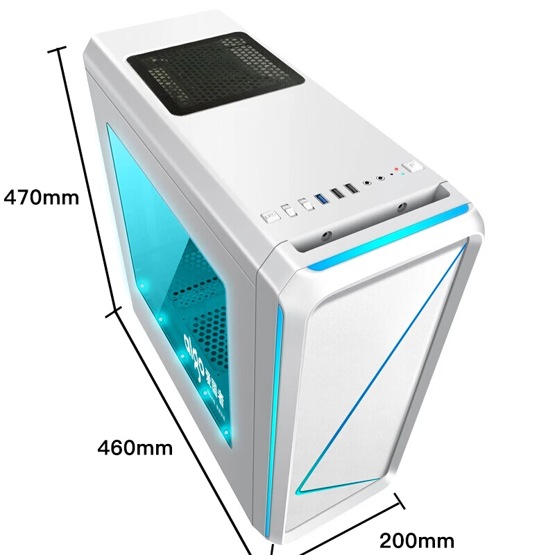 Чехол для игрового компьютера Aigo ATX Mid Tower 240 мм с водяным охлаждением вентилятором