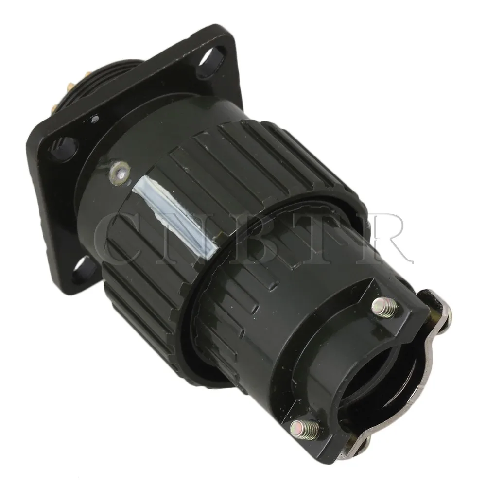 

CNBTR Y2M-16TK 16Pin Female& Male Circular Connector Army Green