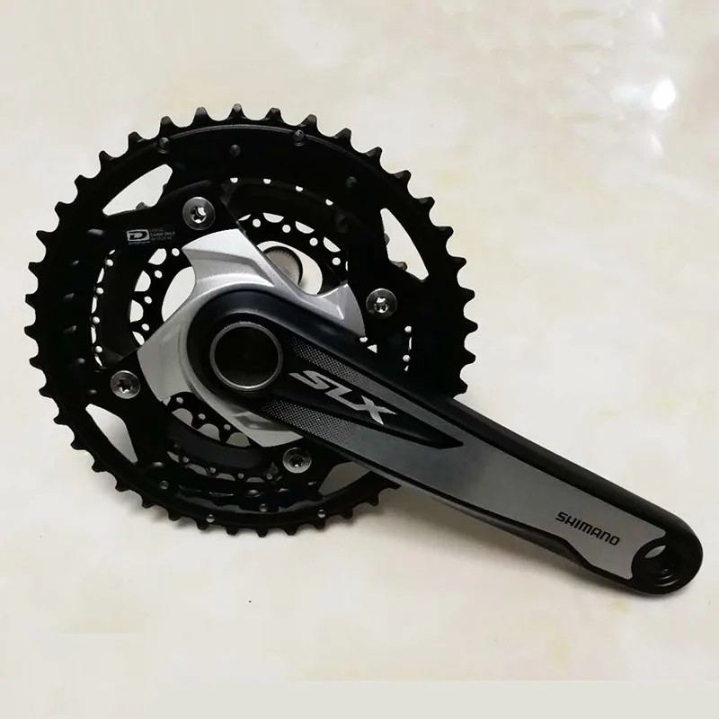 175 мм Shimano SLX тройной 10 Скорость Chainset 42/32/до 24 месяцев, в том числе каретка FC-M670 велосипед кривошипно шатун со звездочками для велосипеда