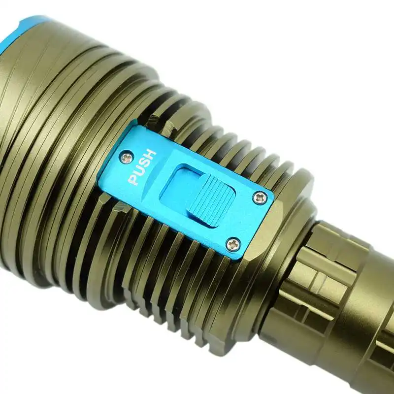 Мощный 20000 люмен светодиодный вспышка светильник Фонари тактический военный светодиодный дайв фонарь XM-L2 U2 Дайвинг светильник 18650 подводная лампа для видеосъемки