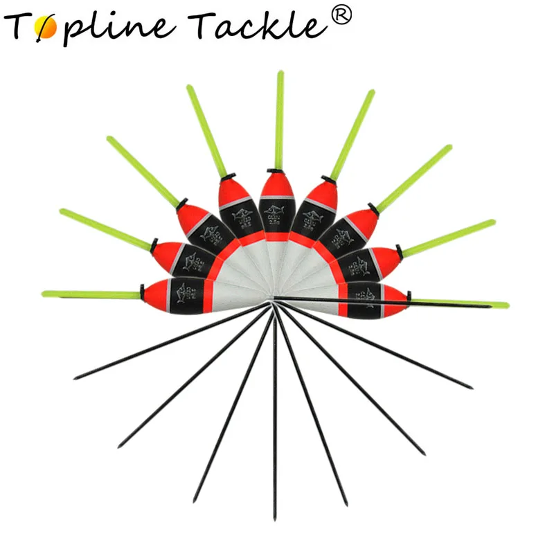 Topline рыболовные снасти Поплавок плавучий морской 2,5 г поплавок Рыбалка 10 шт./лот 19 см пауловния поплавок для рыбалки