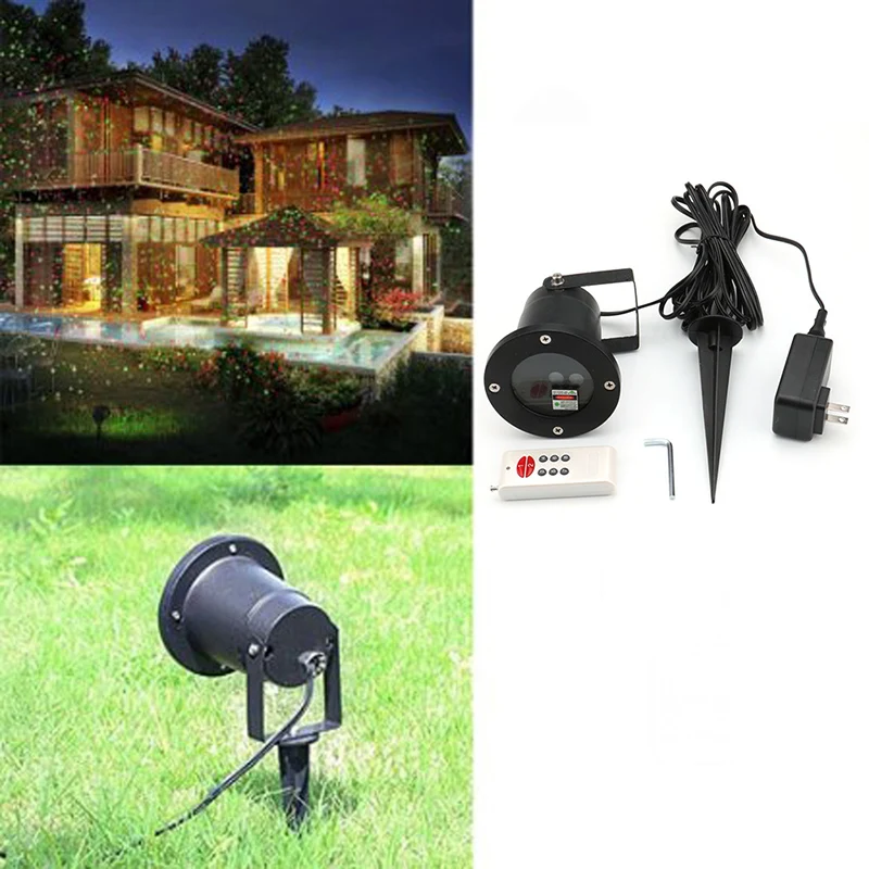 

Outdoor Waterproof Colorful Blinking Laser Lights with Remote Control Landscape Star Projector for Holiday Wedding Party HR