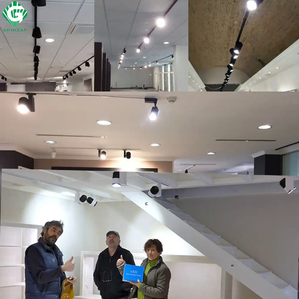 Track Lighting 30w Dimmable Rail Spotlights 3 Wire 1m Track Lighting 30w Dimmable Rail