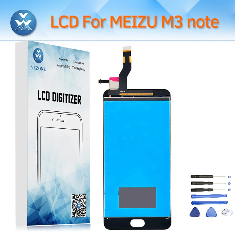 ЖК-дисплей Экран для Meizu M3 Примечание L681H M681H Meilan 3 Note3 Дисплей сенсорный экран с