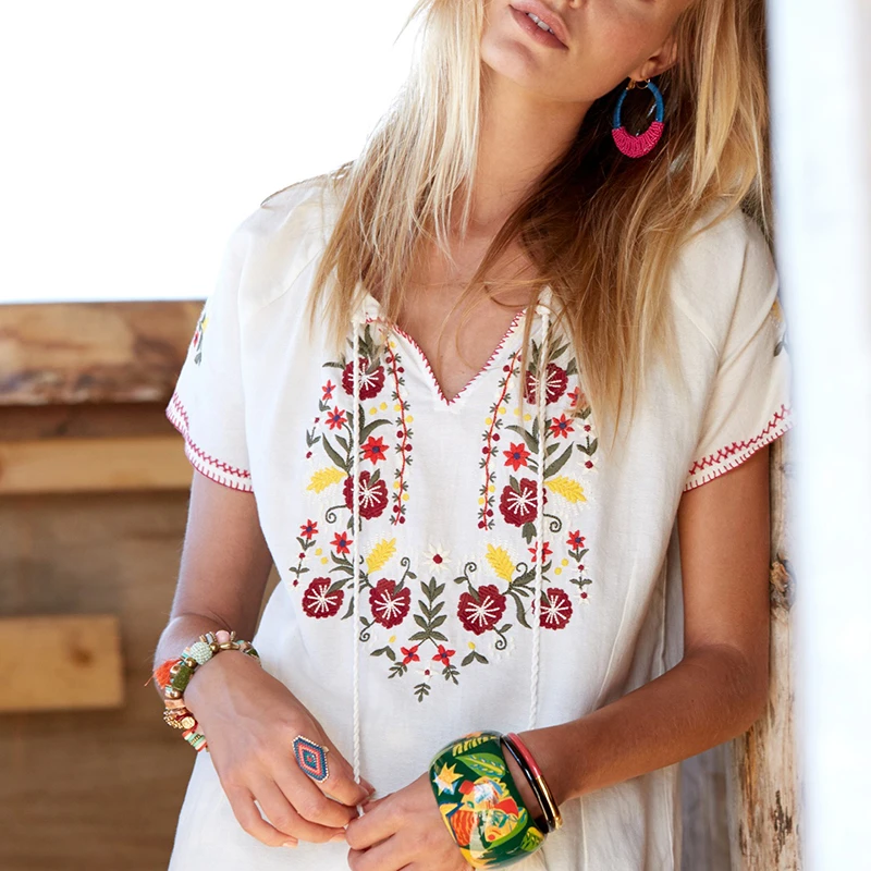 Blouse mexicaine femme Outlet