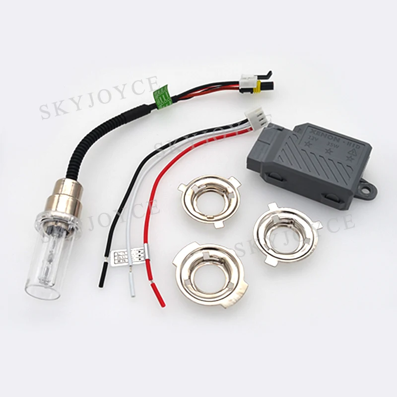 SKYJOYCE 12 в 35 Вт H6 мотоциклетный комплект HID двигателя H4 Hi/Lo hid лампа универсальная BA20D