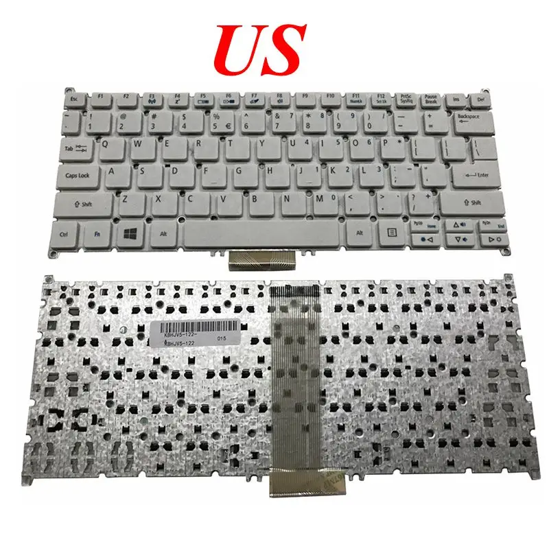 

GZEELE New US white Laptop Keyboard for ACER V5-122 V5-131 V5-122P V5-132 V5-132P V13 V3-371 E11 KB