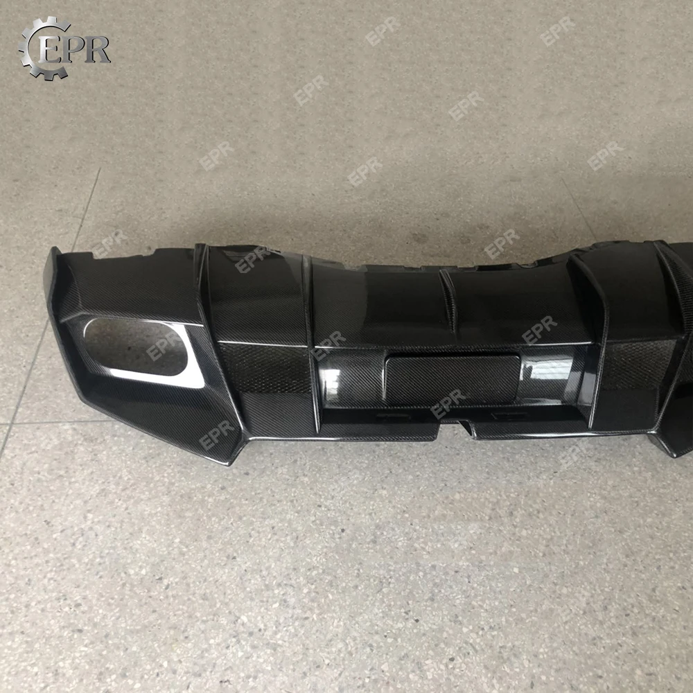 Сухой углеродный диффузор для Huracan LP610 LP580 OEM Стиль Матовый из углеродного волокна задний диффузор(замена) Корпус Комплект для LP610 Racing