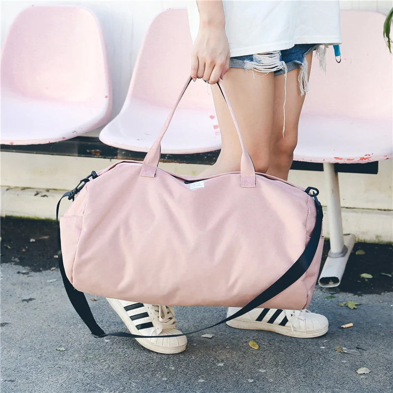 

2018 gym bag top quality fitness Oxford gym bags men women waterproof sports handbag outdoor travel camping multi function bag
