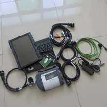 Top quality Mb star c4 sd connect compact 4 wifi c4 touch screen laptop x200t 2g