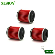 Xlsion 2x/3x/10x масляные фильтры для Yamaha WR250 WR450 YFZ450 YFZ450R YZ250 YZ450 XT250 HF кН 140 Байк