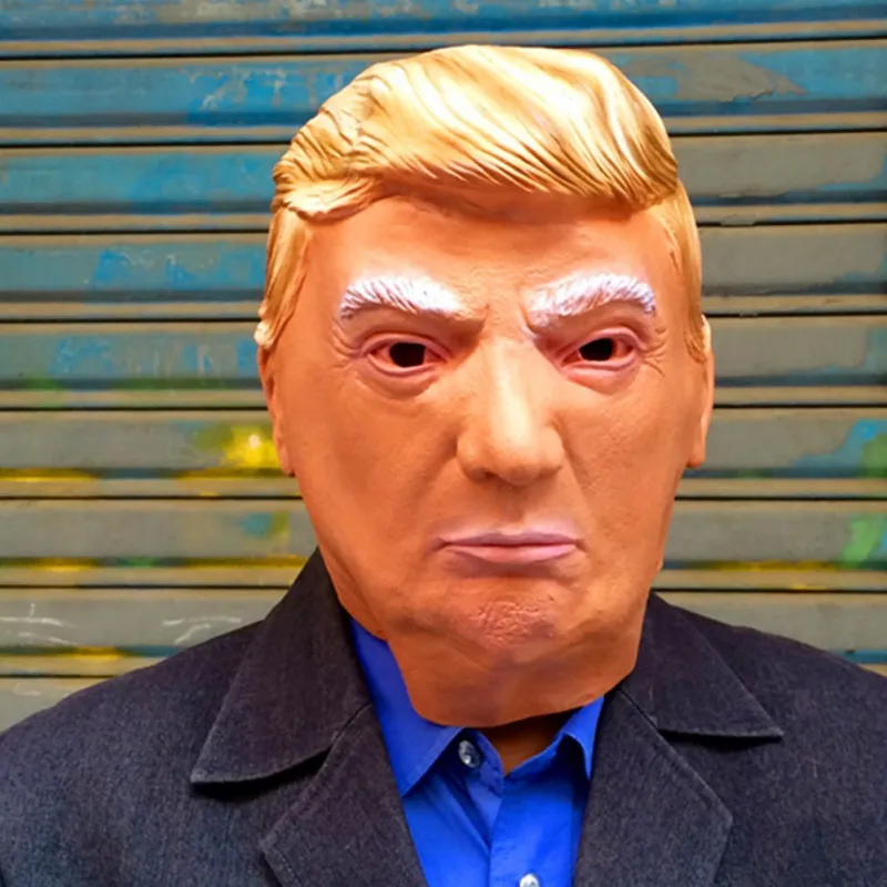 Американский президент латексная маска для хеллоуина резиновые маскарадные маски вечерние для взрослых маскарадные костюмы для косплея - Цвет: B