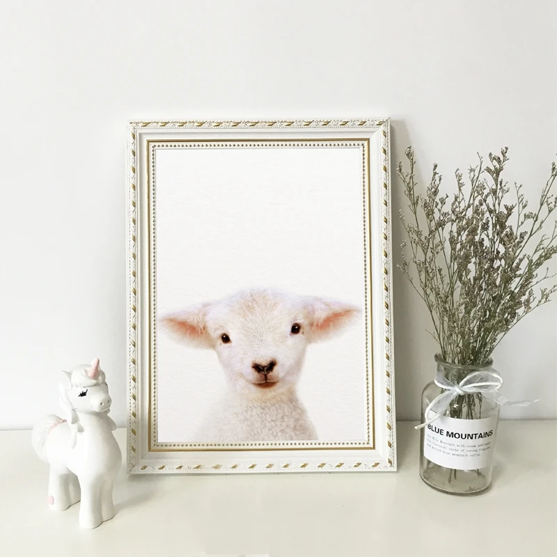 Baby Animal Poster Nursery Wall Decor