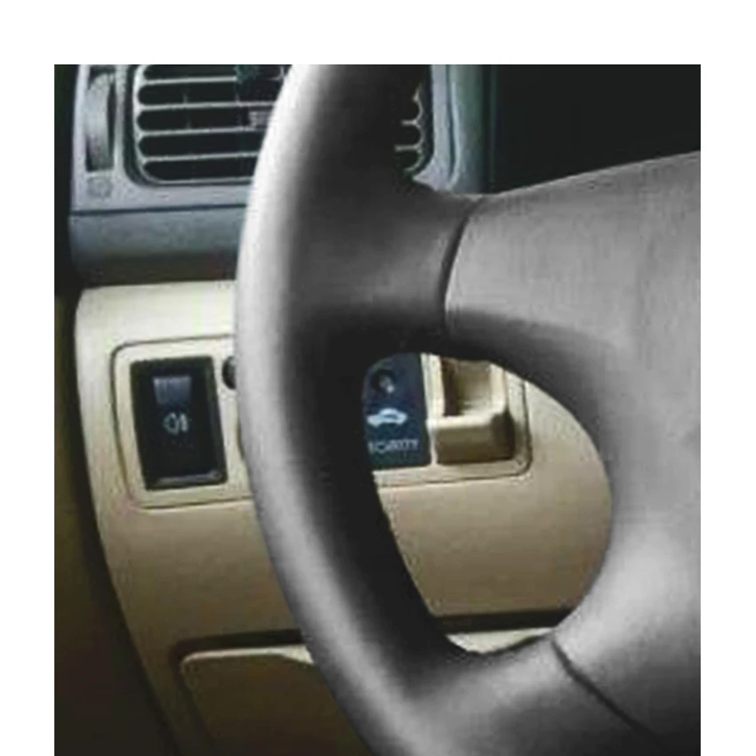 Сшитая вручную черная искусственная кожа для Toyota Avalon 2002 2004 Camry Highlander|Чехлы на