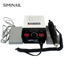 SIMINAIL Профессиональный 65 Вт Электрический сверлильный станок для маникюра 35000 об/мин пилочка для ногтей сверла высокая скорость 35000