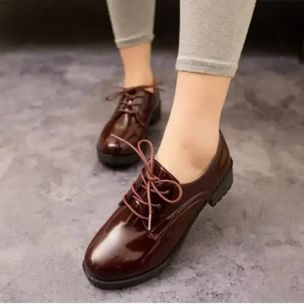 

2015 Vintage Spring Autumn Punk Goth New Womens Lace Up High Skull Flat Creeper Boat Shoesround toe fashion platform shoes